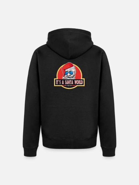Ugly Christmas Santa Claus Weihnachtsmann - Ekologisk premiumluvjack unisex - svart
