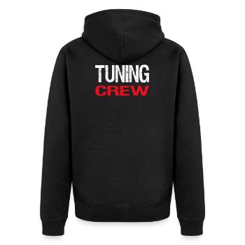 Tuning Car Mechanic Fans de voiture Turbo Essence - Veste à capuche bio Premium Unisexe - noir - Dos - Nico (187cm)