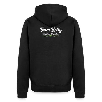 Team Kelly Lifetime Member - Veste à capuche bio Premium Unisexe - noir - Dos - Nico (187cm)