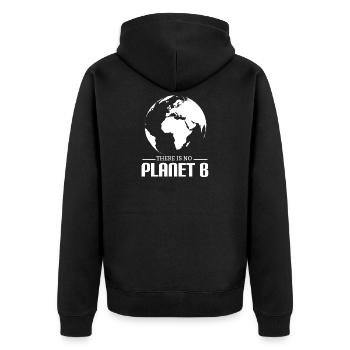 Il n'y a pas de planète B - Protection de l'environnement Protection du climat - Veste à capuche bio Premium Unisexe - noir - Dos - Nico (187cm)