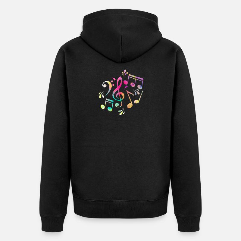 Partition - Veste à capuche bio Premium Unisexe - noir