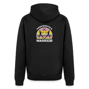 Hashimotos Warrior - Veste à capuche bio Premium Unisexe - noir - Dos - Nico (187cm)