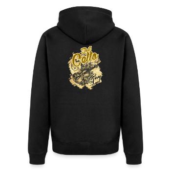 Cello That Cello Guy - Veste à capuche bio Premium Unisexe - noir - Dos - Nico (187cm)