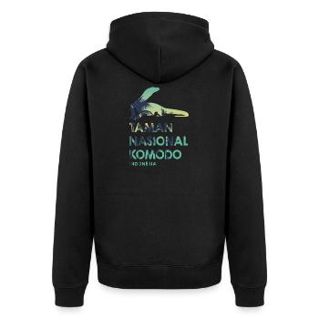 Taman Nasional Komodo - Indonésie - Veste à capuche bio Premium Unisexe - noir - Dos - Nico (187cm)
