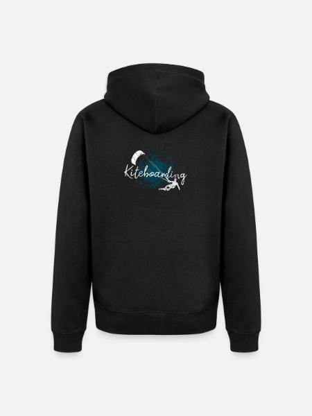 Kiteboard - Unisex Premium Organic Zip Hoodie - black