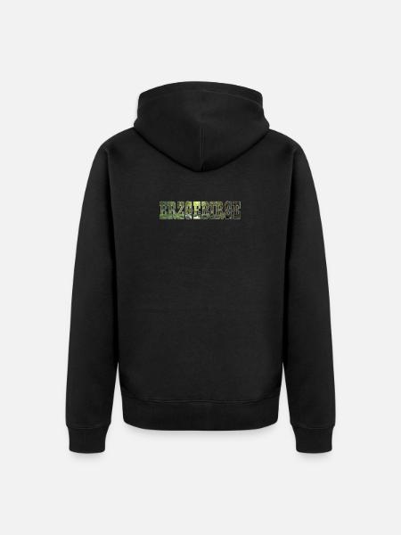 Erzgebirge - Unisex Premium Bio Zip Hoodie - Schwarz