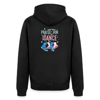 Praise Him With Dance Tanzen Ballet - Veste à capuche bio Premium Unisexe - noir - Dos - Nico (187cm)
