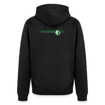 prospecteurs - Veste à capuche bio Premium Unisexe - noir - Dos - Nico (187cm)