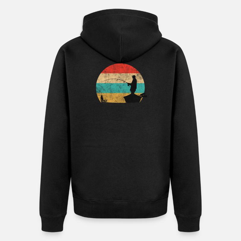 pêcheur - Veste à capuche bio Premium Unisexe - noir