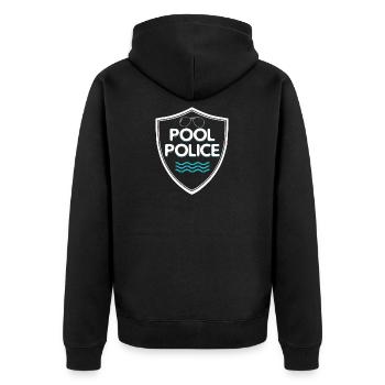 Piscine police maître nageur piscine piscine police - Veste à capuche bio Premium Unisexe - noir - Dos - Nico (187cm)