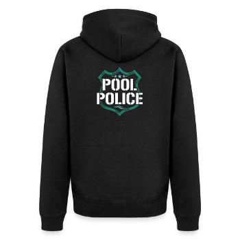 Piscine police maître nageur piscine piscine police - Veste à capuche bio Premium Unisexe - noir - Dos - Nico (187cm)