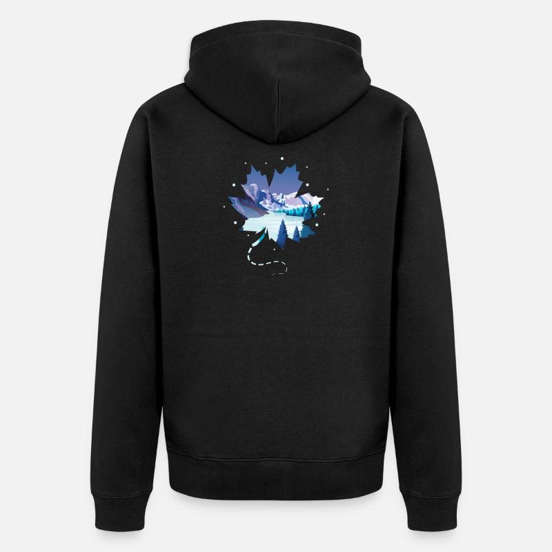 Le Canada - Veste à capuche bio Premium Unisexe - noir