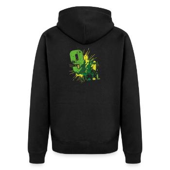 Football 9e anniversaire 9 ans - Veste à capuche bio Premium Unisexe - noir - Dos - Nico (187cm)