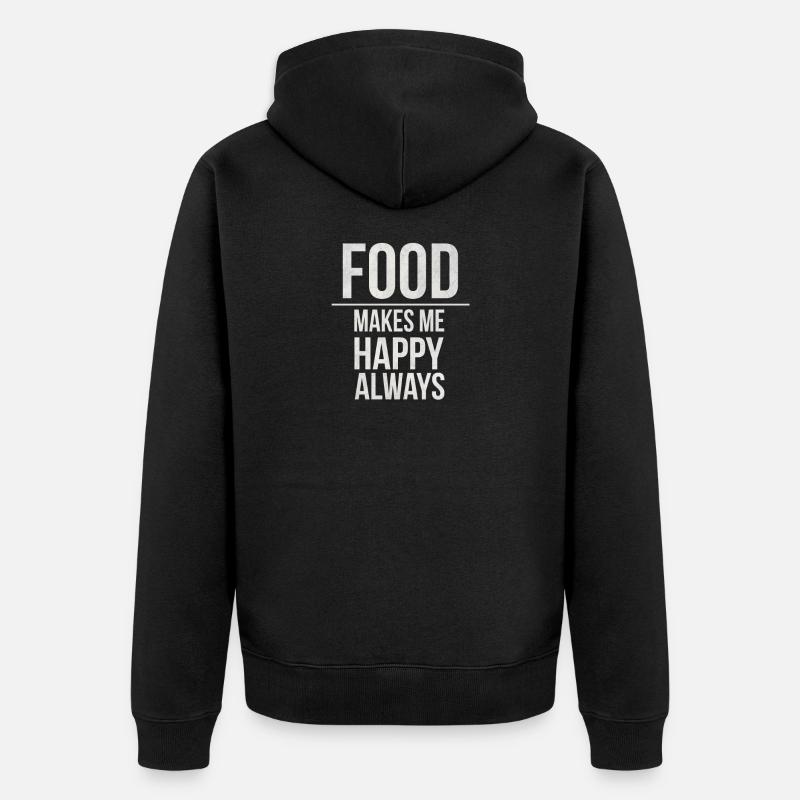 Manger - Veste à capuche bio Premium Unisexe - noir