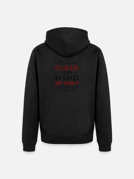 Mindset - Unisex Premium Bio Zip Hoodie - Schwarz