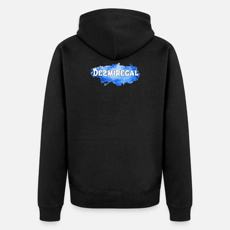 Desmiregal - Unisex Premium Bio Zip Hoodie - Schwarz