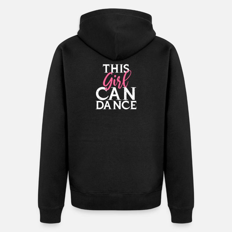 Tanzen - Unisex Premium Bio Zip Hoodie - Schwarz