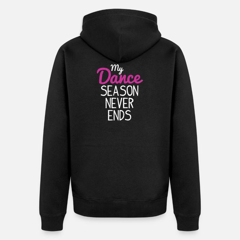 Tanzen - Unisex Premium Bio Zip Hoodie - Schwarz
