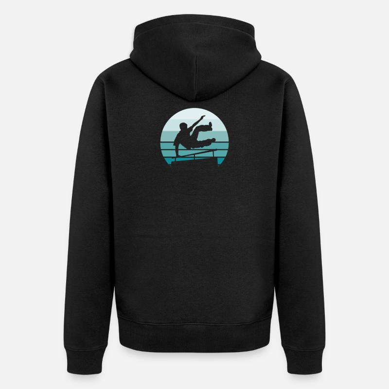 Parkour - Veste à capuche bio Premium Unisexe - noir
