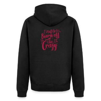 Artisanat artisanat - Veste à capuche bio Premium Unisexe - noir - Dos - Nico (187cm)