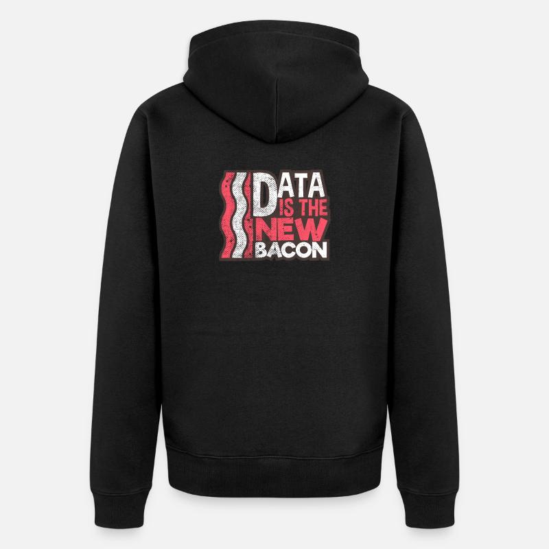 Informatiker Coding - Unisex Premium Bio Zip Hoodie - Schwarz