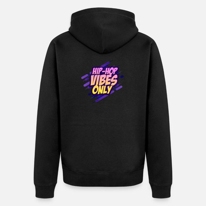 Hip hop - Veste à capuche bio Premium Unisexe - noir