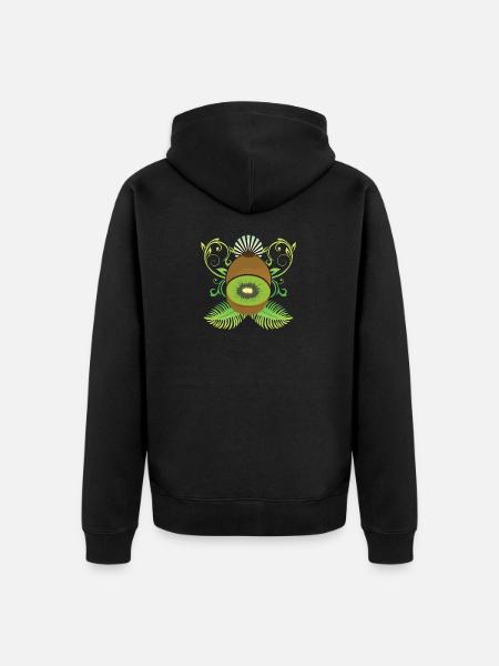 Kiwi - Veste à capuche bio Premium Unisexe - noir