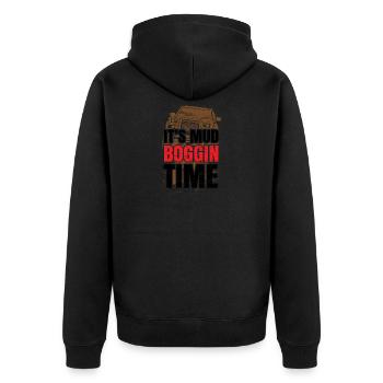 Drôle de boue Bogging Tshirt 4x4 Offroad Mens Gift - Veste à capuche bio Premium Unisexe - noir - Dos - Nico (187cm)