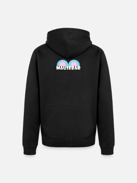 Kosename Mausebär Geschenkidee - Unisex Premium Bio Zip Hoodie - Schwarz