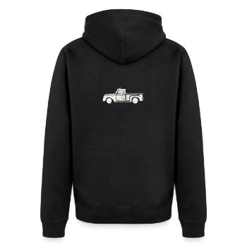 Pick-up - Veste à capuche bio Premium Unisexe - noir - Dos - Nico (187cm)