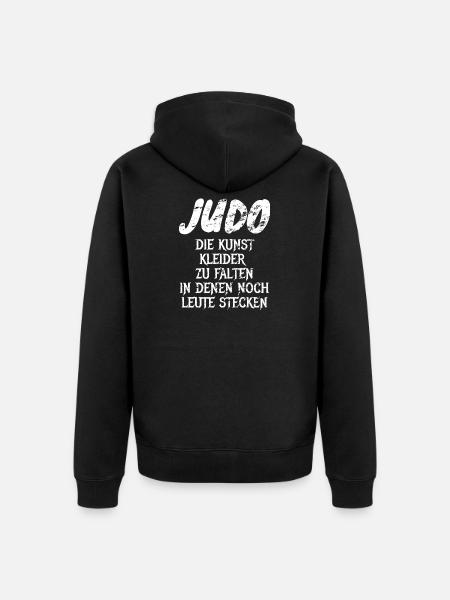 Judo - Unisex Premium Bio Zip Hoodie - Schwarz