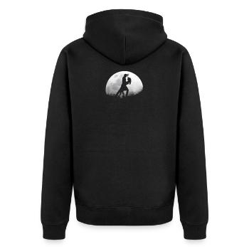 Danse couple danse danse sport - Veste à capuche bio Premium Unisexe - noir - Dos - Nico (187cm)