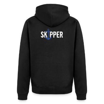 Skipper - Veste à capuche bio Premium Unisexe - noir - Dos - Nico (187cm)