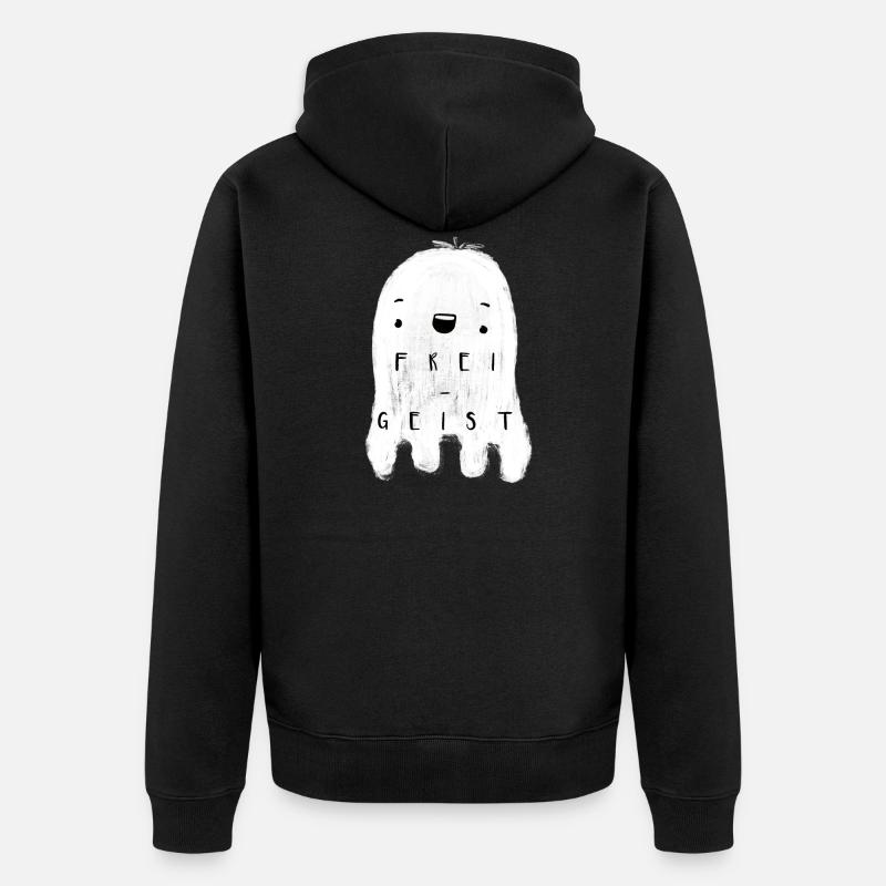 blockedTitle - Unisex Premium Bio Zip Hoodie - Schwarz