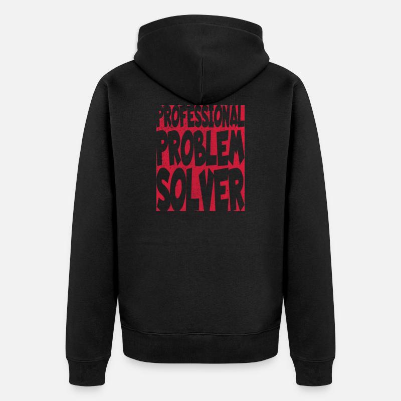 Geek Computer Nerd - Unisex Premium Bio Zip Hoodie - Schwarz