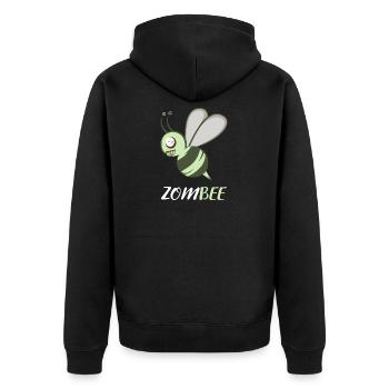 Cadeau d'amant de Dodo Nothing Bee - Veste à capuche bio Premium Unisexe - noir - Dos - Nico (187cm)