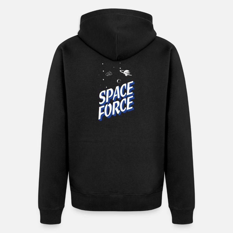 Force spatiale - Veste à capuche bio Premium Unisexe - noir