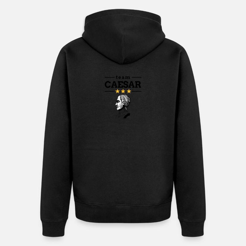 Équipe Gaius Julius Caesar - Veste à capuche bio Premium Unisexe - noir
