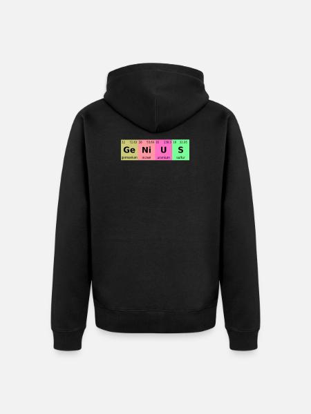 drôle énonciation drôle cadeau drôle drôle - Veste à capuche bio Premium Unisexe - noir
