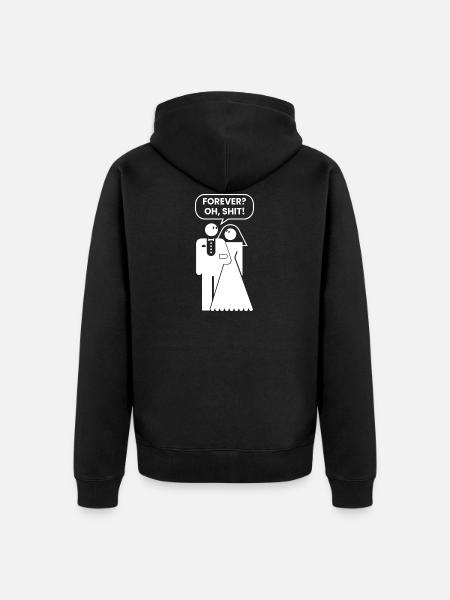 EVJF - Veste à capuche bio Premium Unisexe - noir