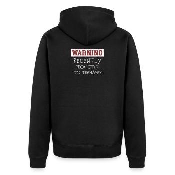 Top Fun promu à la conception de cadeaux d'anniversaire pour adolescents - Veste à capuche bio Premium Unisexe - noir - Dos - Nico (187cm)