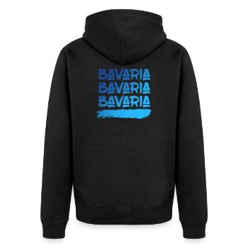 Bavaria Beer Alcohol Goaßmaß Tente à bière - Veste à capuche bio Premium Unisexe - noir - Dos - Nico (187cm)