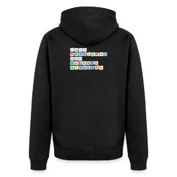 principal - Veste à capuche bio Premium Unisexe - noir - Dos - Nico (187cm)