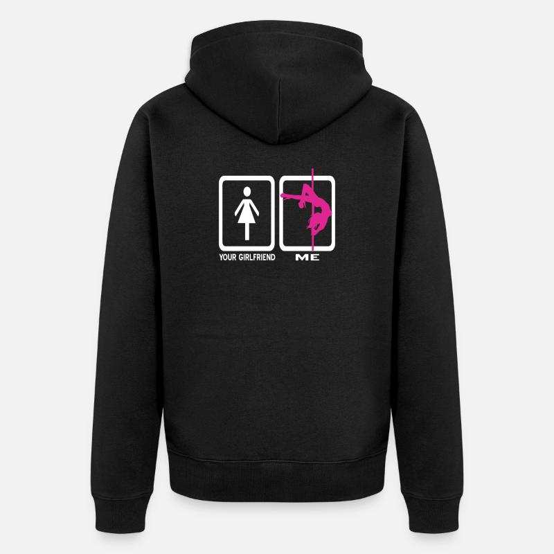 Pole Dance - Unisex Premium Bio Zip Hoodie - Schwarz