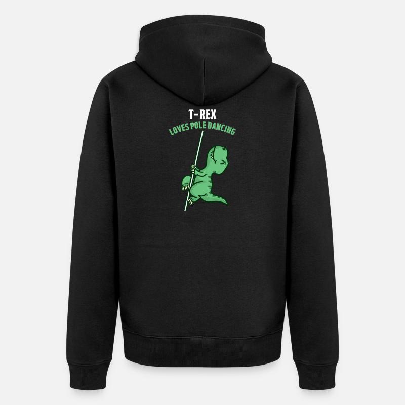 Pole Dance Dancing - Unisex Premium Bio Zip Hoodie - Schwarz