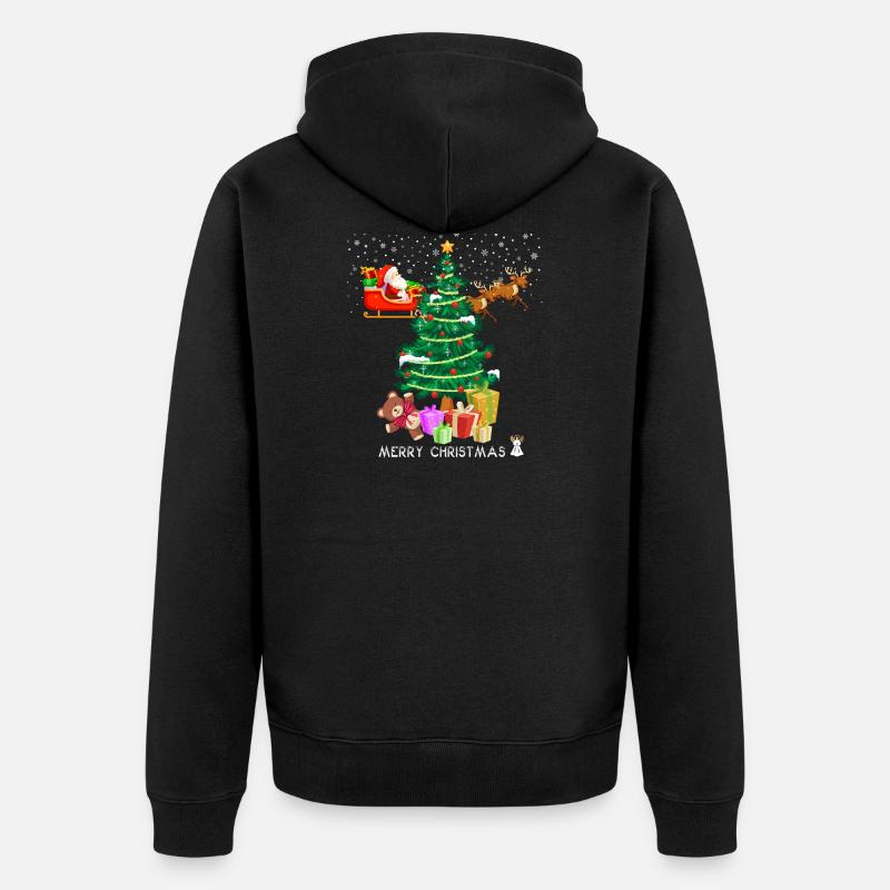 Noël - Veste à capuche bio Premium Unisexe - noir