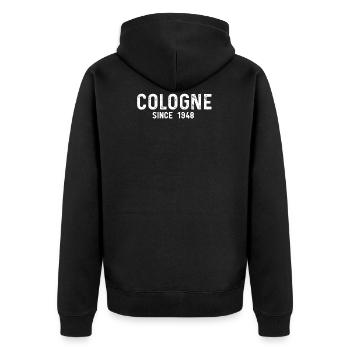 Cologne depuis 1948 Cologne depuis 1948 cadeau - Veste à capuche bio Premium Unisexe - noir - Dos - Nico (187cm)