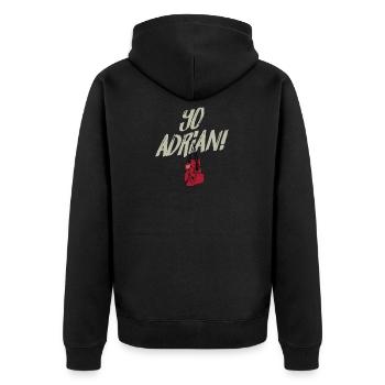 Yo Adrian Phillie Philadelphia Slang Meme - Veste à capuche bio Premium Unisexe - noir - Dos - Nico (187cm)