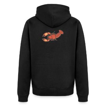 Homard - Veste à capuche bio Premium Unisexe - noir - Dos - Nico (187cm)