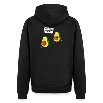 J'ai dit que tu étais le bon genre de Fat Guacamole Fun G - Veste à capuche bio Premium Unisexe - noir - Dos - Nico (187cm)